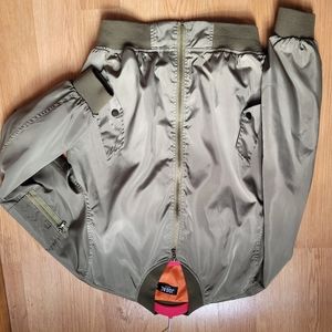Mens Green Bomber Jacket